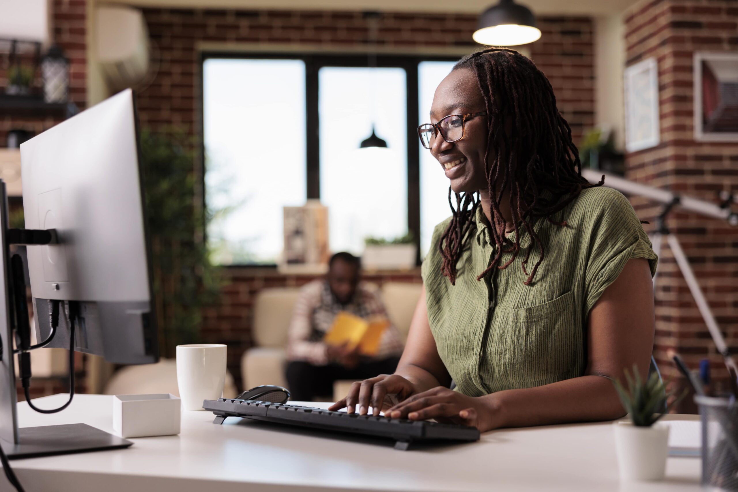 Technology professional developing a digital solution